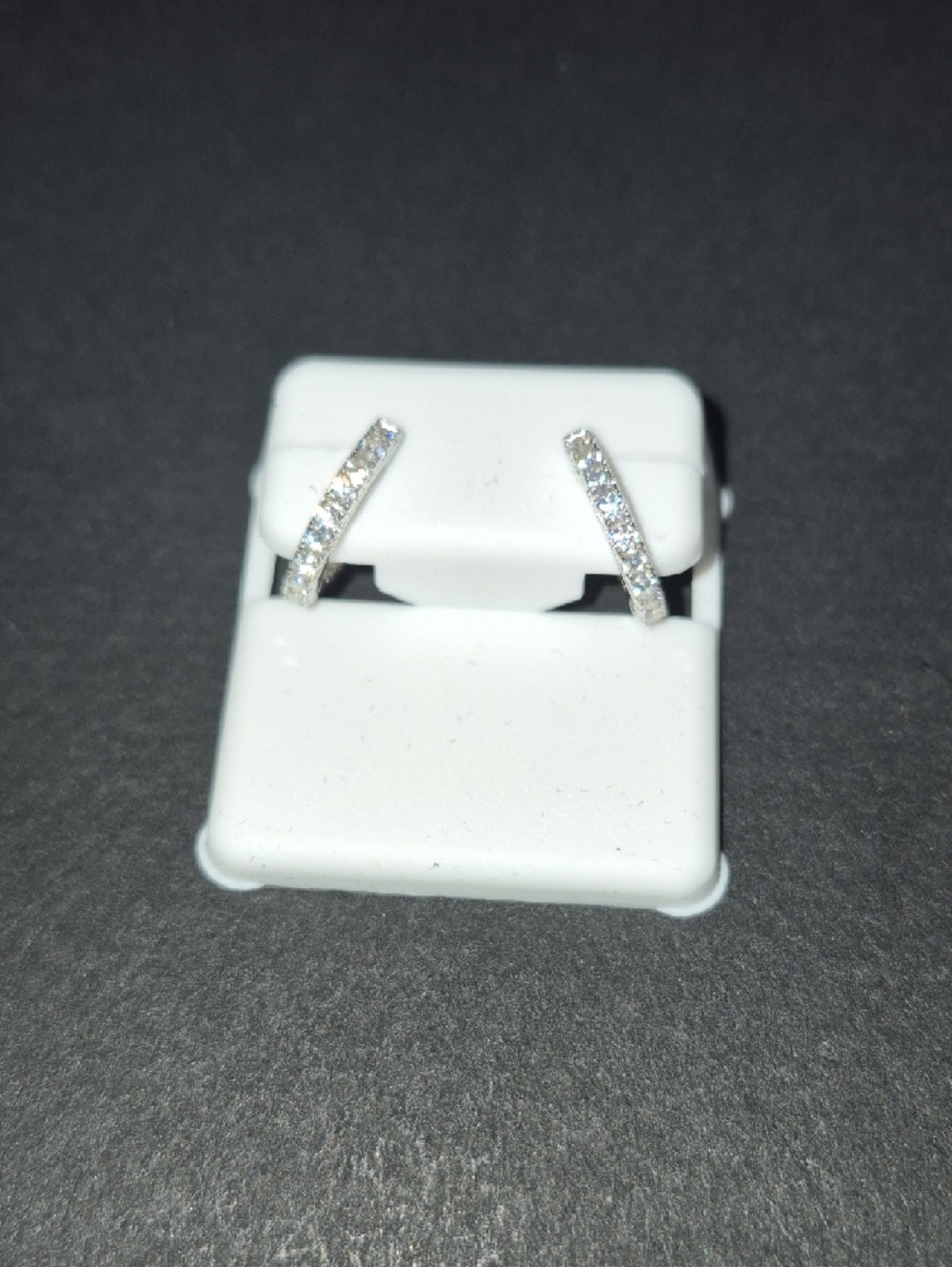Moissaite 925 Sterling Earrings - Picture 2 of 5
